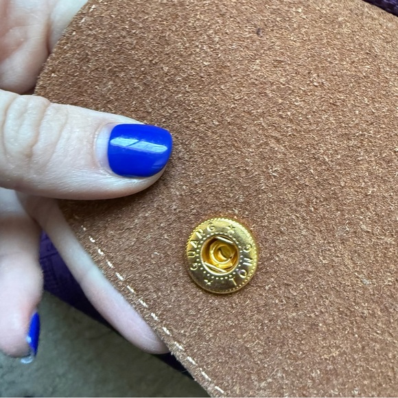 Longchamp 1948 Purple Jacquard Travel Bag Leather Trim Weekender Duffle - Picture 8 of 8